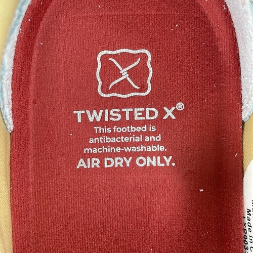 Twisted X NWT Women’s 6 Shoes Slip-On Sneakers Kicks Merlot Blue Stripe Low Top - Picture 12 of 13