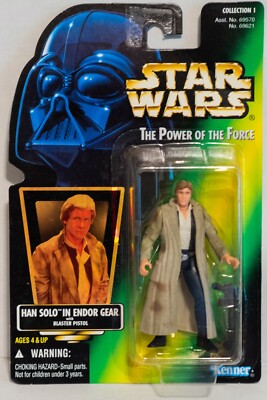 Lot (3) NIB Solo x2 & 3D Leia 1997 Hasbro Kenner Star Wars Figurine Collectible 