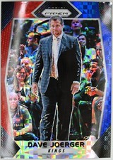 2017-18 Panini Prizm #30 Dave Joerger Red White & Blue Prizm Sacramento Kings