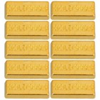 10Pcs Gold Bar Prop Pirate Party Favors Gold Bullion Bars Kids Pretend Play Toy