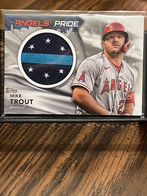 MIKE TROUT 2022 TOPPS SERIES 1 ANGELS PRIDE #CFP-MT LOS ANGELES 