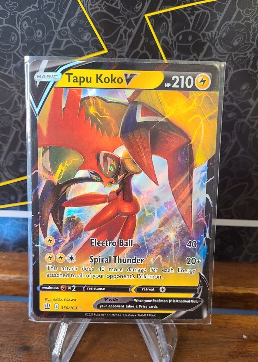 Pokemon : SWSH BATTLE STYLES TAPU KOKO V 050/163 ULTRA RARE