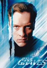 TOBY STEPHENS signed Autogramm 20x30cm JAMES BOND in Person autograph COA