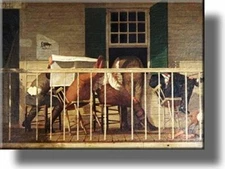 The True American Picture on Stretched Canvas, Wall Art Décor, Ready to Hang!