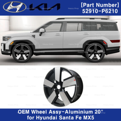 52910-P6210 OEM WHEEL ASSY-ALUMINIUM 20 inch for Hyundai Santa Fe