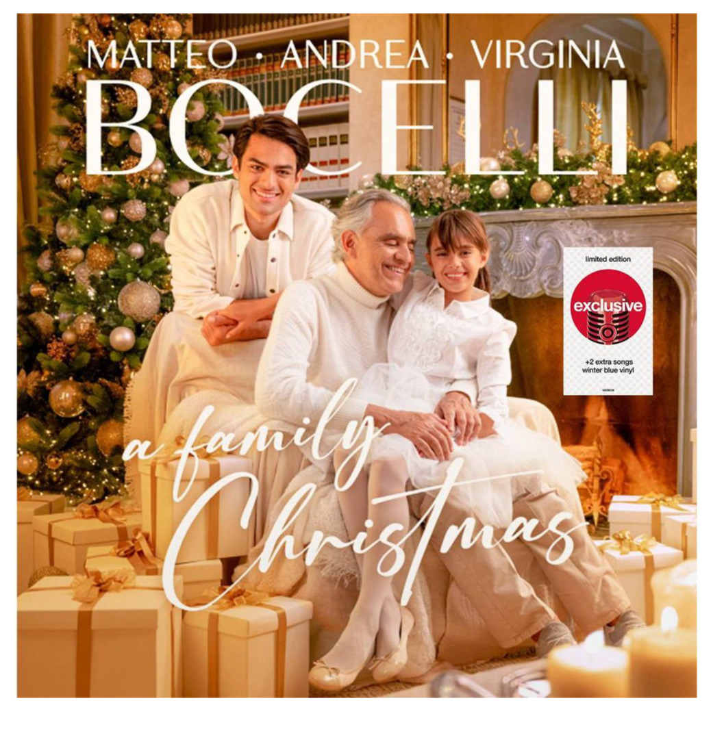 NEW ANDREA BOCELLI - A FAMILY CHRISTMAS Vinyl LP Capitol 4828038 (2022)