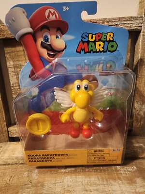 World Of Nintendo Super Mario Koopa Paratroopa With Gold Coin