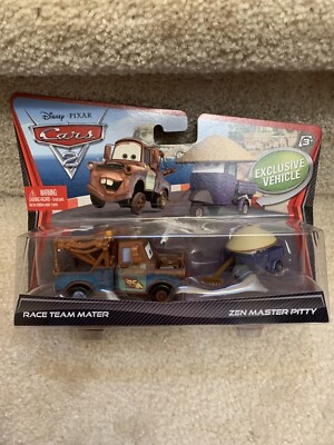 DISNEY CARS 2 Race Team Mater, Zen Master Pitty Exclusive Vehicle
