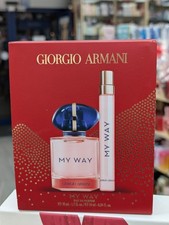 Image of Giorgio Armani My Way 50ml EDP & 10ml Travel Spray Gift Set 2024