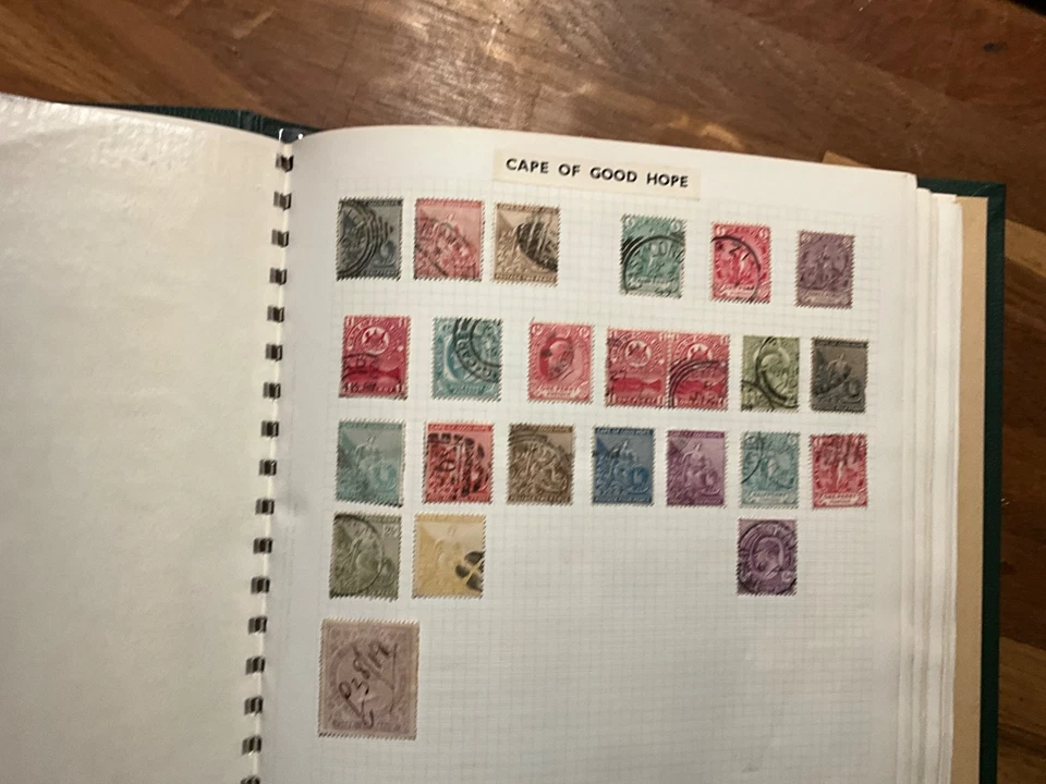 Estampillas del Mundo y la Commonwealth QV EN ÁLBUM COMO NUEVO Y USADO sin recoger 1,45 kg r Foto 4 de 4