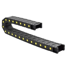 39.38 inch Plastic Drag Chain Cable Carrier, 1m Closed Type Wire Drag Chain Cabl