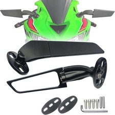 Motorcycle Mirrors Rearview Stealth Mirrors for 2025 Ninja 500 400 650 30