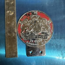 Vintage Car Club Emblem 21 Club London W1 Grille Badge Rare