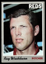 1970 Topps Ray Washburn -- Cincinnati Reds #22