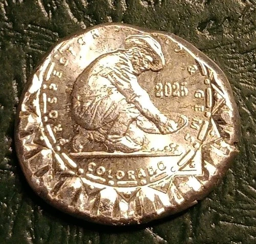 2025 Prospector's Gold & Gems Colorado 1/4 (0.25) oz .999 Fine Silver Hand Pour