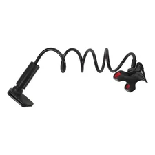 Overhead Bed Phone Stand: 1.2m Arm Clamp With Flexible Neck For Tablets &