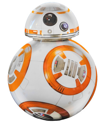 Star Wars The Last Jedi BB-8 Melamine Serving Tray Think Geek 2015 Disney