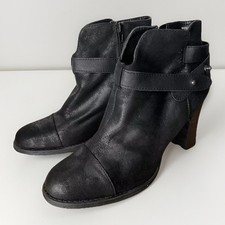 Crown Vintage Ankle Bootie Women s Size 10 M Kavita Leather Studded Heeled