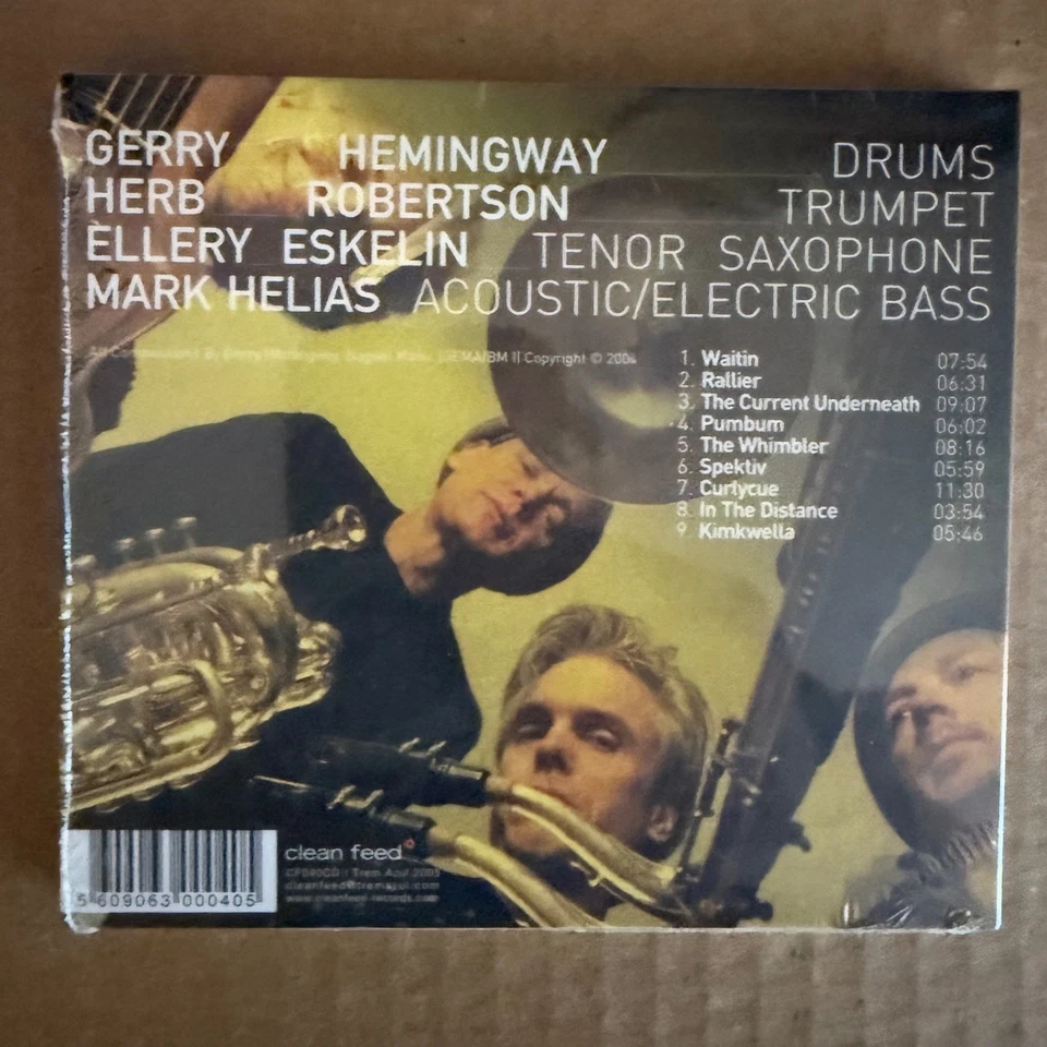 Gerry Hemingway Quartet - The Whimbler CD 2005 Jazz Clean Feed Foto 2 de 2