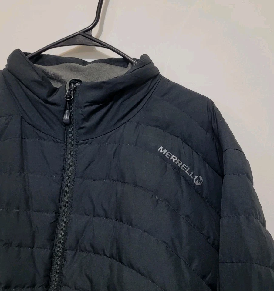 Abrigo chaqueta acolchada Merrell 600 plumón XL hombre NEGRO cremallera completa Foto 2 de 4