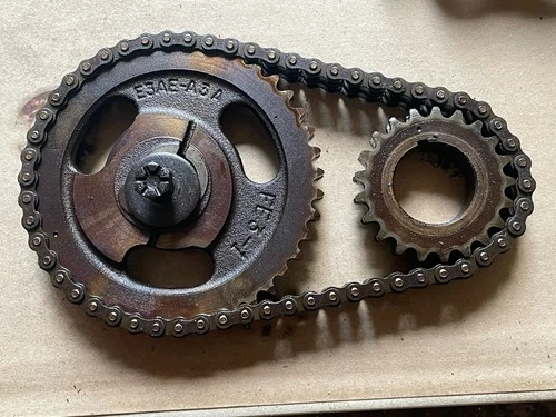 1994-97 Ford 351 Windsor Engine Timing Gear Sprocket Chain Set 5.8L OEM F350