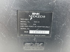 Neo Geo AES Console SNK Joystick Controller & Power adapter Tested from Japan 