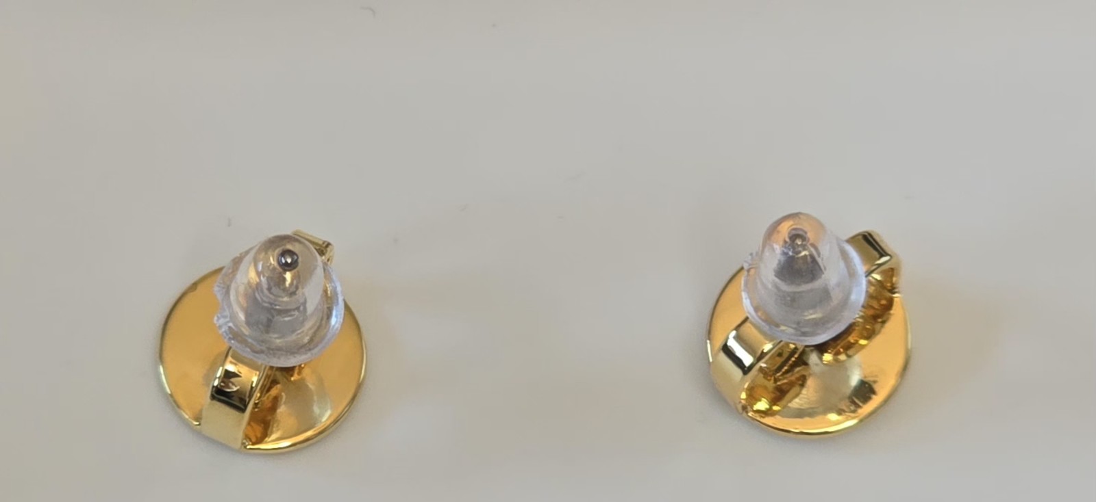 TORY BURCH LOGO FALLING STAR w CRYSTALS/ENAMELED DANGLE PIERCED EARRINGS ☆18K GP thumbnail 8