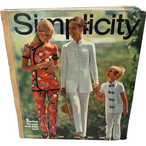 Simplicity Vintage Sewing Pattern Catalog 1960s Collection Patterns Designs