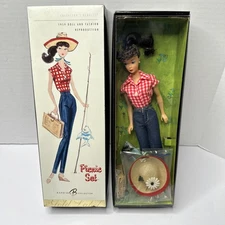 Barbie Picnic Set Reproduction Doll (Gold Label) Nrfb Mattel * box wear