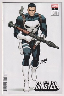 Punisher #3 Nakayama Color Block White Variant (Marvel, 2026) NM