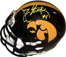 Iowa Hawkeyes Dallas Clark Signed Speed Mini Helmet JSA Cert Indianapolis Colts