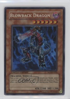 Blowback Dragon YuGiOh Master Collection Volume 2 Limited Edition Promo 2005