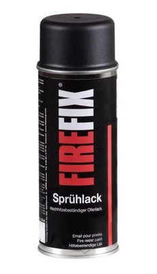 FireFix Senotherm Ofenspray schwarz 400 ml Sprühdose Sprühlack Kaminzubehör