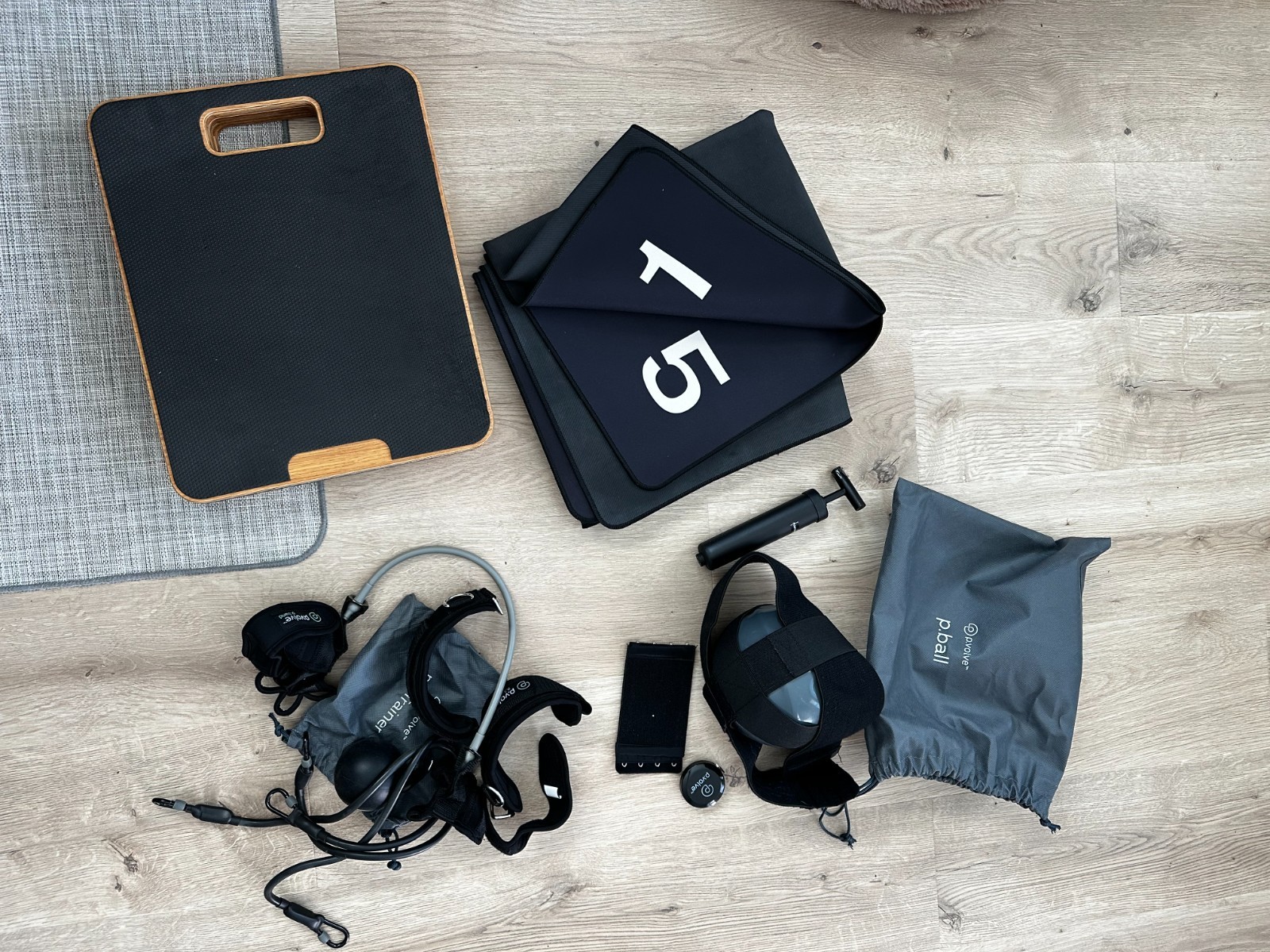 PVOLVE Home Workout Bundle - Home Gym Fitness  for Total Body Strength 