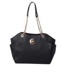 Borsa tote MICHAEL Michael Kors Jet Set in pelle nera