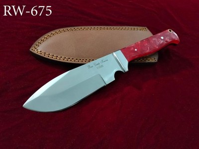 9.6'' Base Camp Fixed Blade 1095 Carbon Steel Hunting Camping Sport Knife RW-675