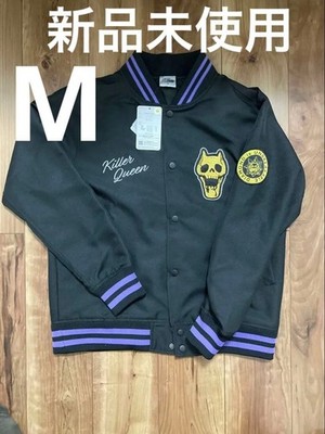 Bandai Killer Queen Jojo M Size Embroidered Stadium Jacket Black Men JPN Limited