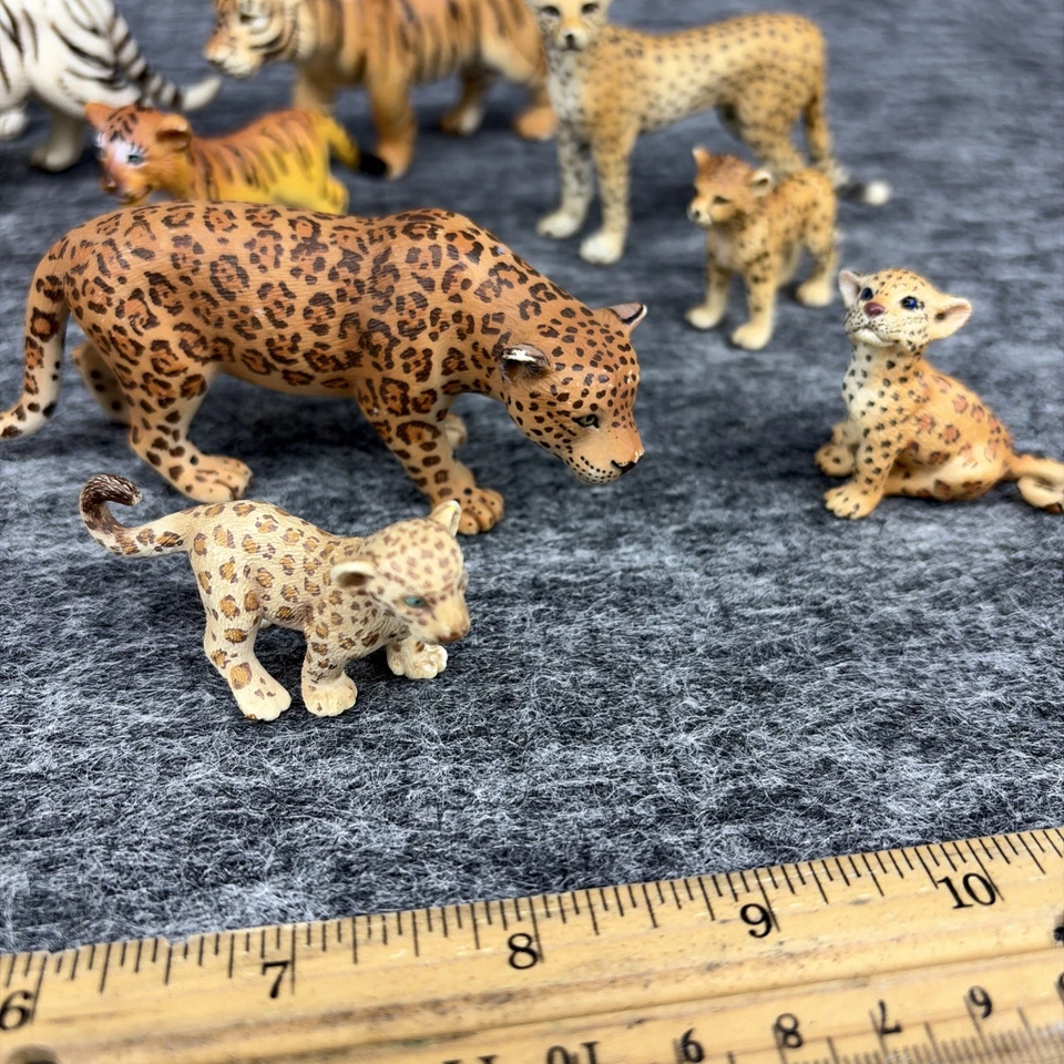 Lote de 16 animales de juguete Schleich - grandes felinos - león, guepardo, jaguar, tigre y más Foto 4 de 4
