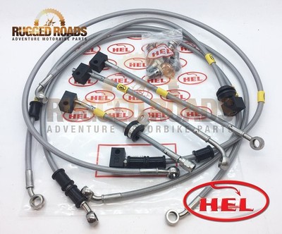 HEL Performance - Stainless Braided Brake Lines - FULL 7 Piece Kit - CRF1000 ABS