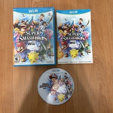 Super Smash Bros for Wii U Nintendo Wii U 2014 Complete in Box Tested Working
