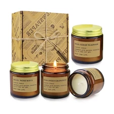 4 Pack Candles for Home Scented Candles Clearance, Aromatherapy Can... Fast Ship