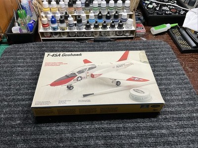 Italeri T-45A Goshawk Plane Kit Testors STARTED