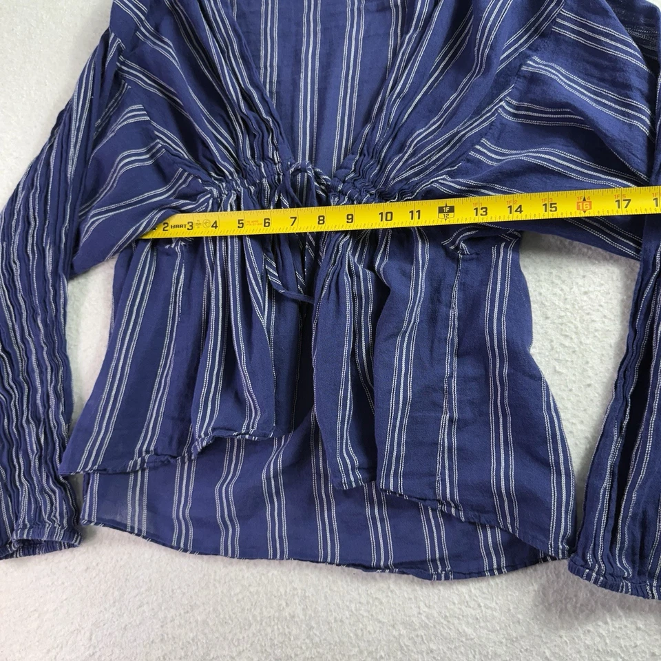 Blusa BOHO de GRAHAM SPENCER Terciopelo L Anthropologie Usada en Excelente Condición Foto 4 de 4