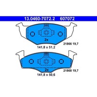 ATE 13.0460-7072.2 Bremsbelagsatz, Scheibenbremse
