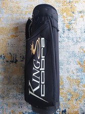Cobra Golf Bag Vintage Black And Gold With Shoulder Strap