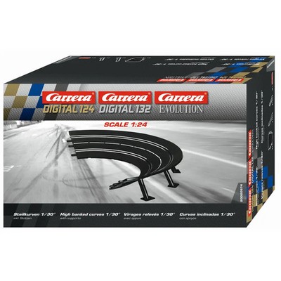 Carrera EVOLUTION - 6erPack Steilkurven 1/30°, 1:24, ab 8 Jahre