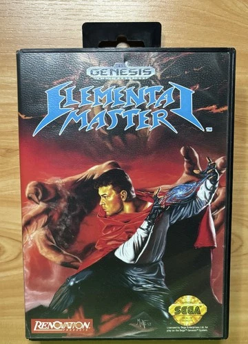 Elemental Master (Sega Genesis, 1993) No Manual Tested, Working RARE