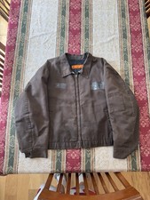 Vintage 70s Red Kap Grey Canvas Workwear Mechanics Jacket 1970s True Vintage