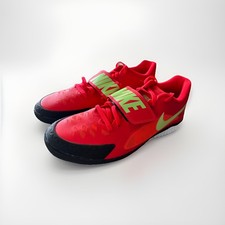 Nike Zoom Rival SD 2 Throwing Shoes Crimson Red Lime FZ9665-600 M US 7.5 W 9