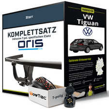 Anhängerkupplung ORIS starr für VW Tiguan +E-Satz NEU inkl. EBA
